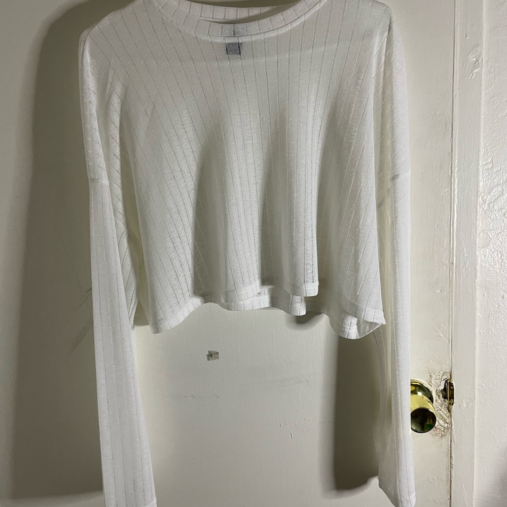 White mesh top